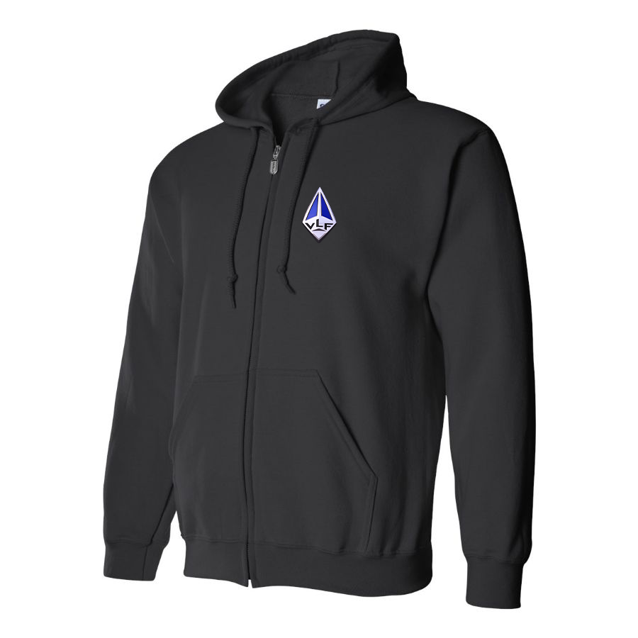 Men's VLF Logo Zipper Hoodie