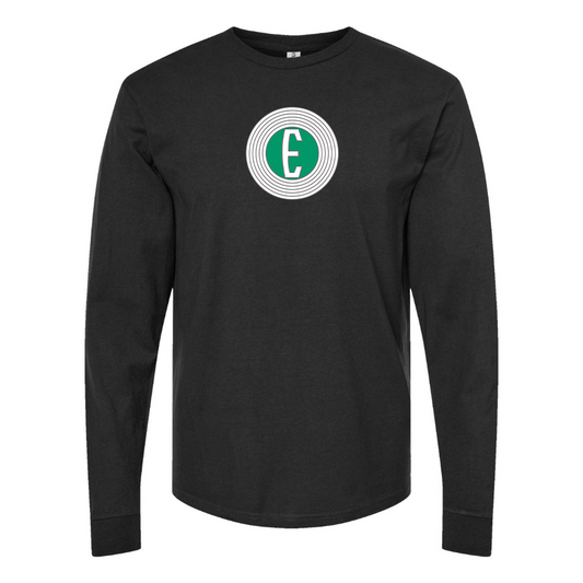 Men's Edsel Logo Cotton Long Sleeve T-Shirt