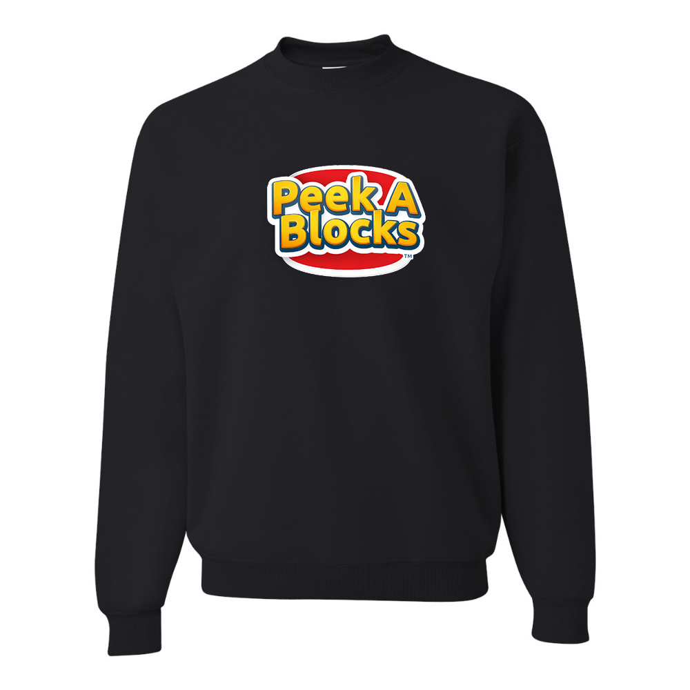 Men's Peek A Blocks JERZEES NuBlend Crewneck Sweatshirt