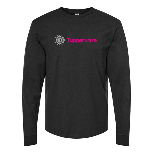 Men's Tupperware Logo Cotton Long Sleeve T-Shirt
