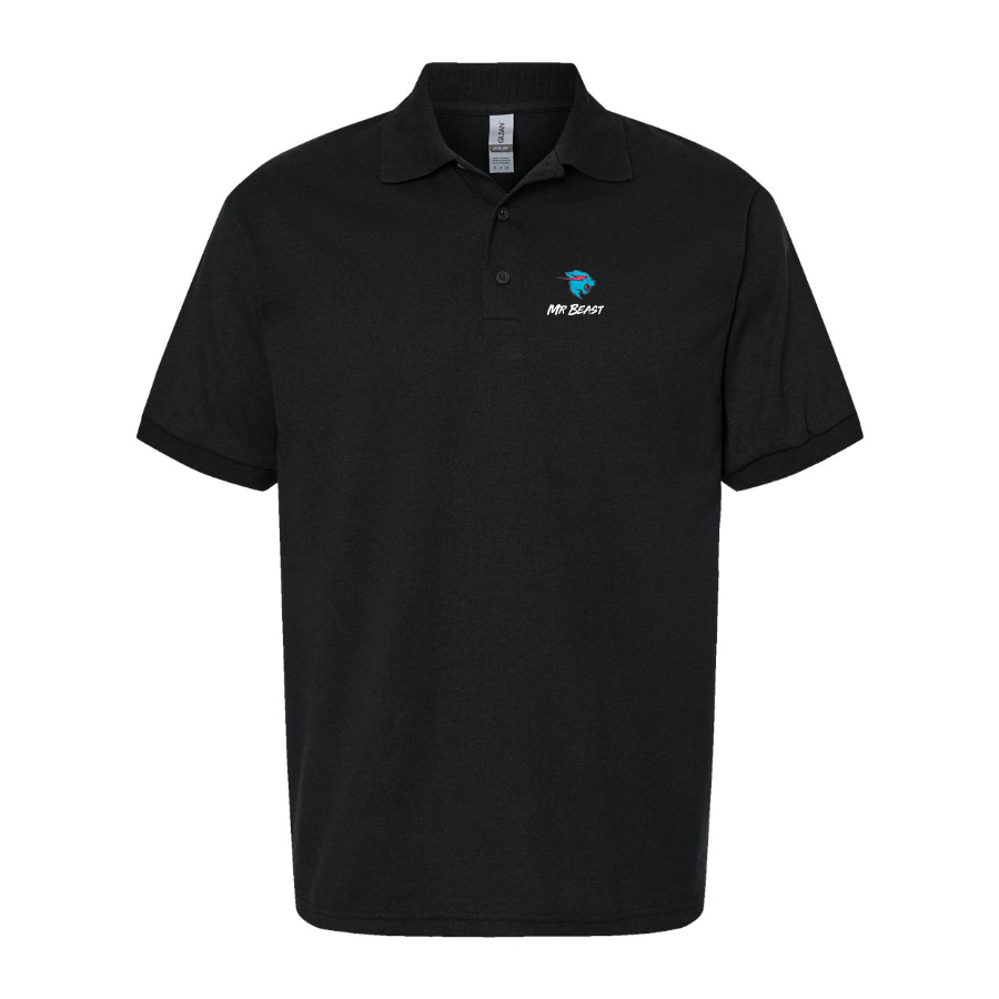 Men's  Mr Beast Logo Dry Blend Polo