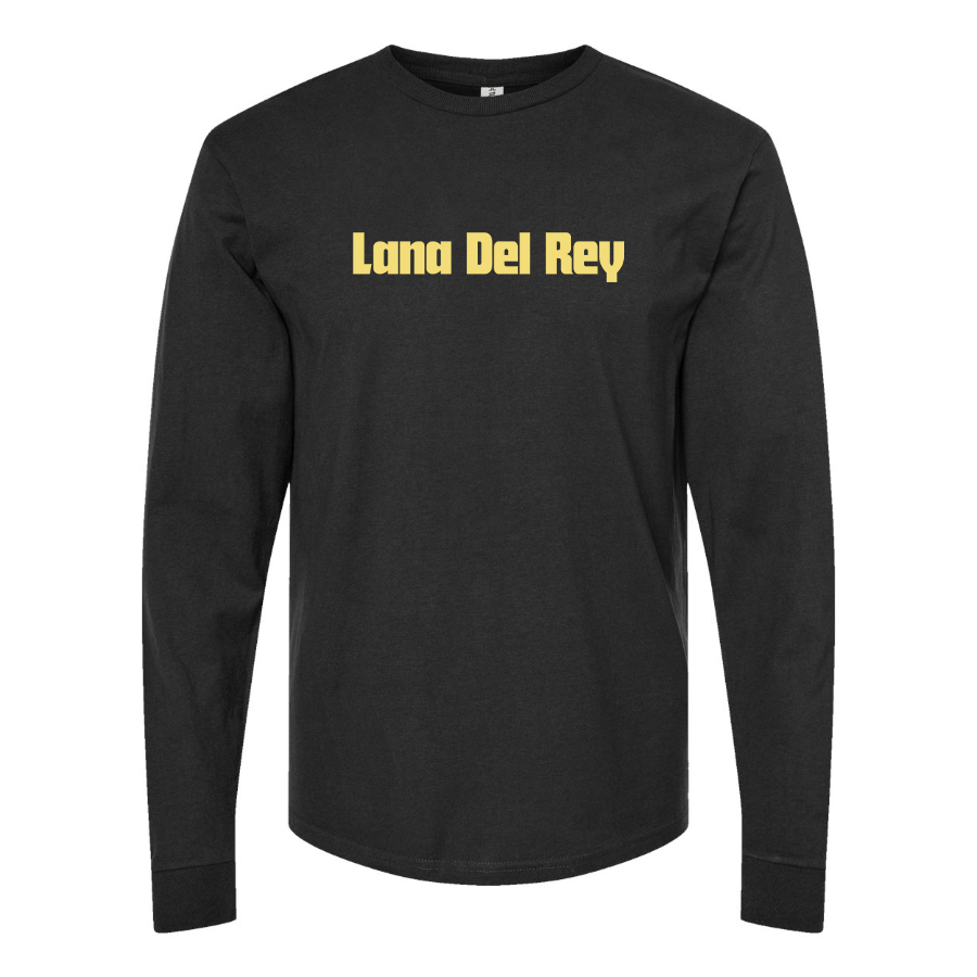 Men's Lana Del Rey Logo Cotton Long Sleeve T-Shirt