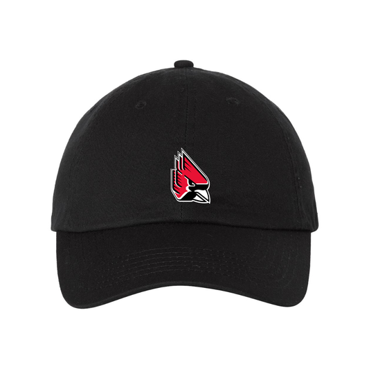 Ball State Cardinals   Valucap Adult Bio-Washed Classic Dad Hat
