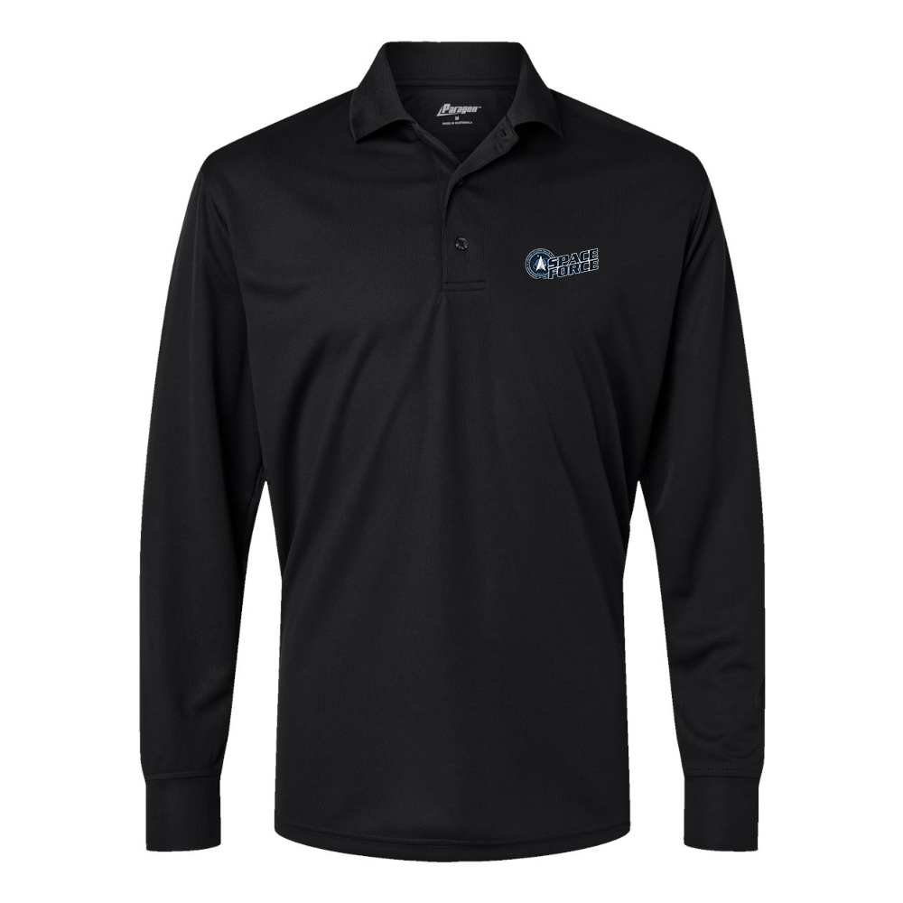 Men's  Space Force Paragon Prescott Long Sleeve Polo
