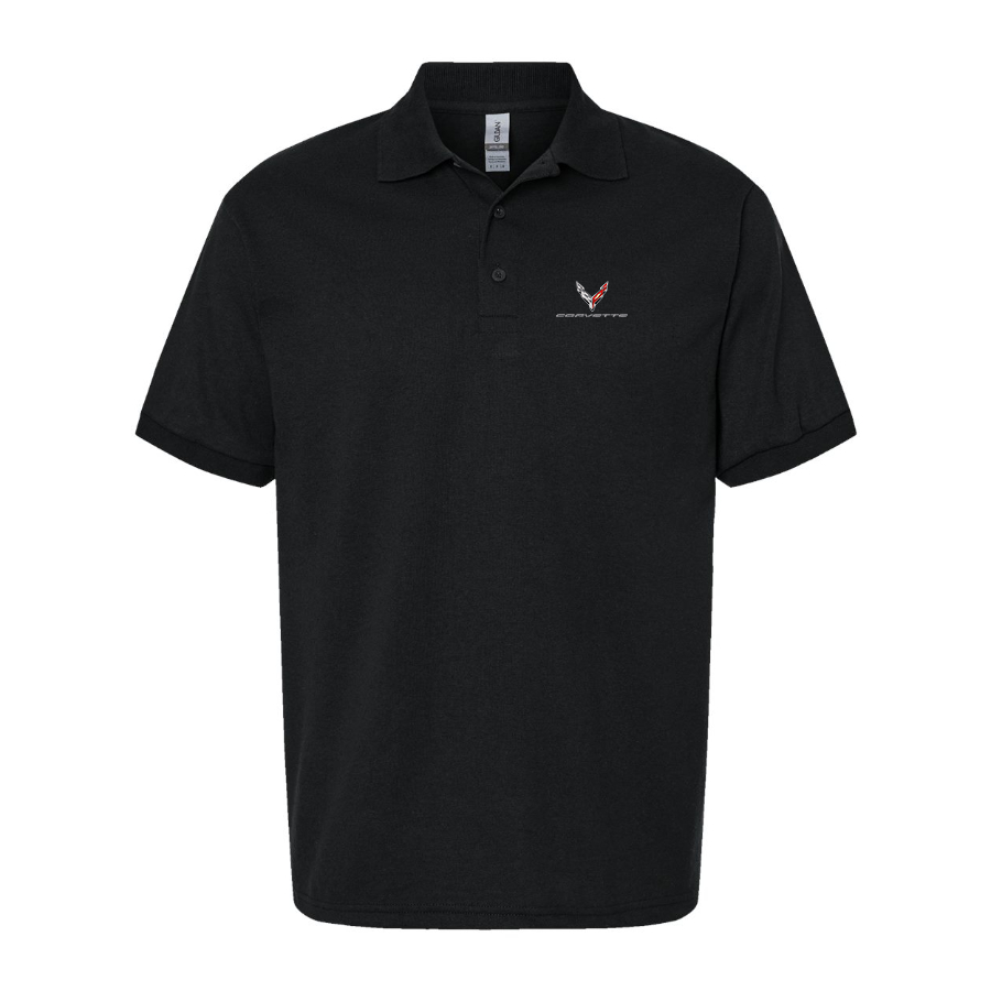 Men's Corvette Logo Dry Blend Polo