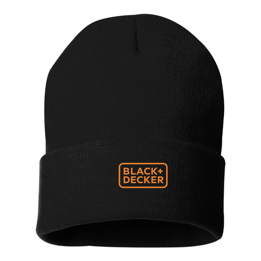 Black Decker Logo Beanie Hat
