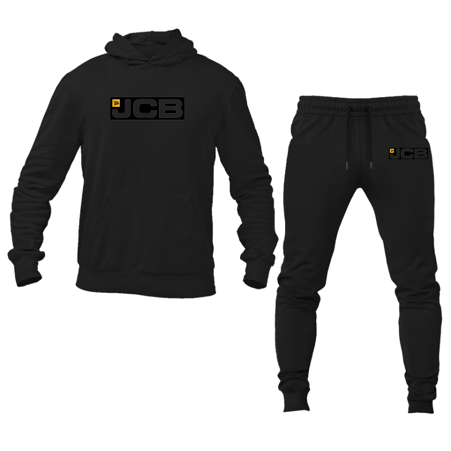 Men's JCB Logo Hoodie Joggers Set