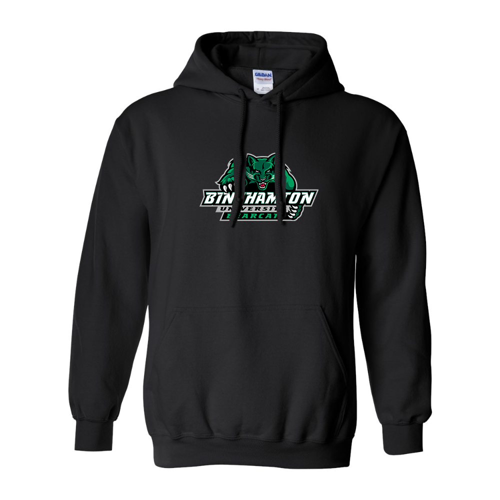 Men's Binghamton Bearcats  Gildan  Heavy Blend Hooded Sweatshirt