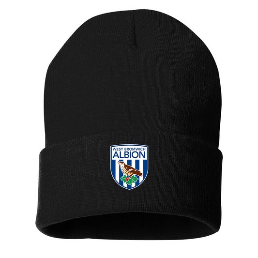 West Bromwich Albion Soccer Beanie Hat