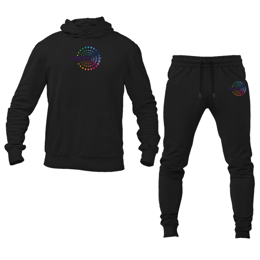 Men's Wipro Logo Hoodie Joggers Set