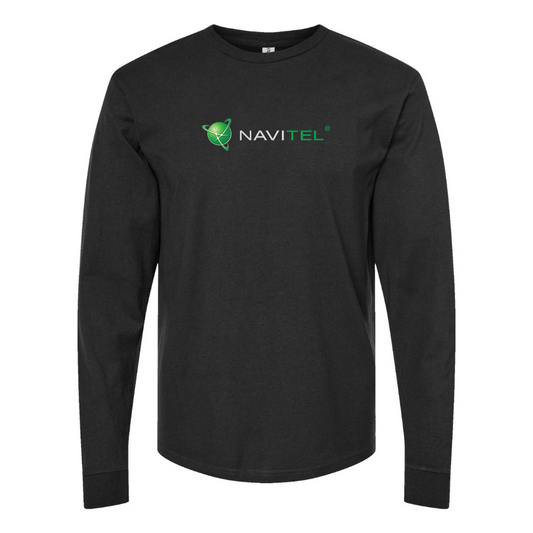 Men's Navitel Logo Cotton Long Sleeve T-Shirt
