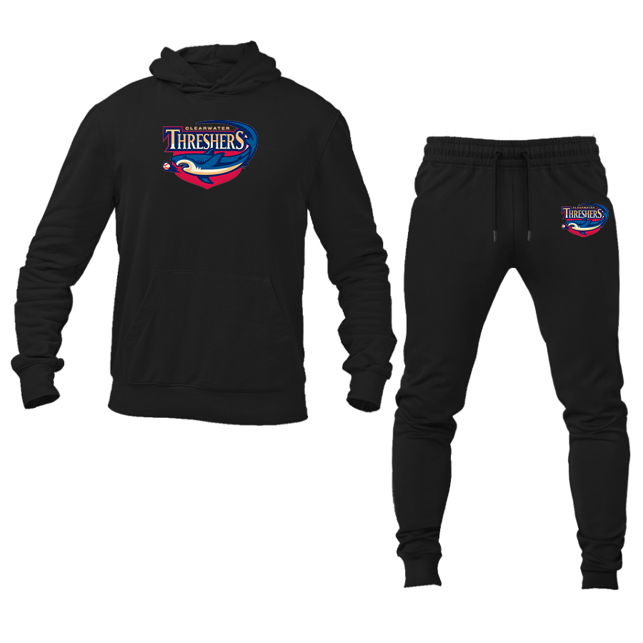 Men's Clearwater Threshers Logo Hoodie Joggers Set