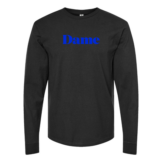 Men's Dame Products  Logo Cotton Long Sleeve T-Shirt
