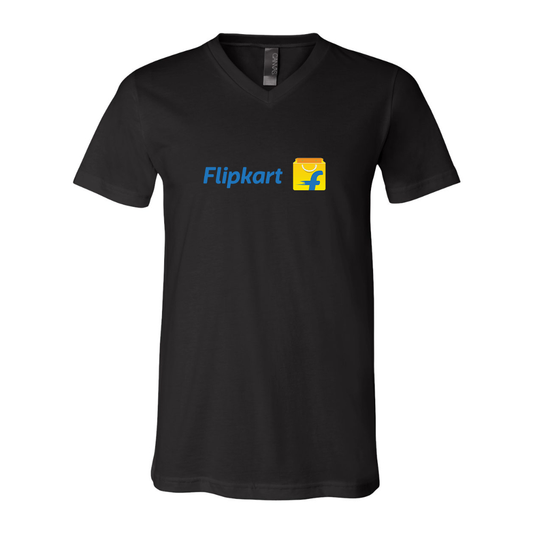 Flipkart BELLA  CANVAS - Jersey V-Neck T-Shirt