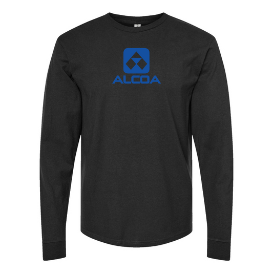 Men's Alcoa Logo Cotton Long Sleeve T-Shirt