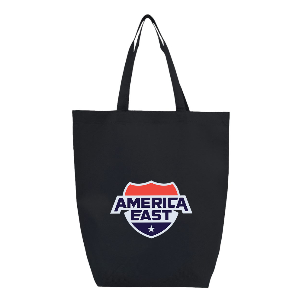 America East Conference  Q-Tees Non-Woven Gusset Bottom Tote