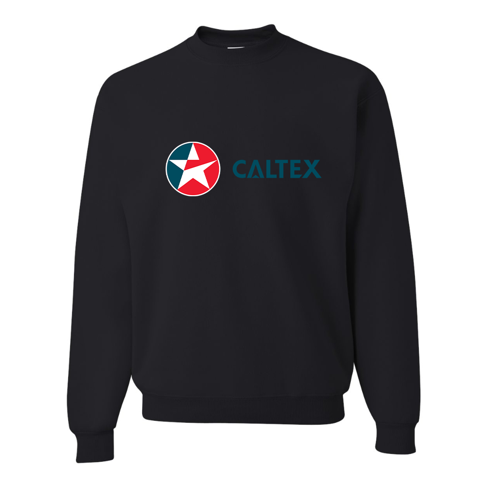 Men's  Caltex Gas Station  JERZEES NuBlend Crewneck Sweatshirt