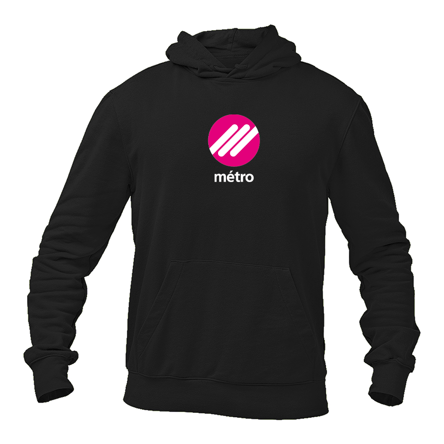 Men's Lausanne Métro Logo  Pullover Hoodie