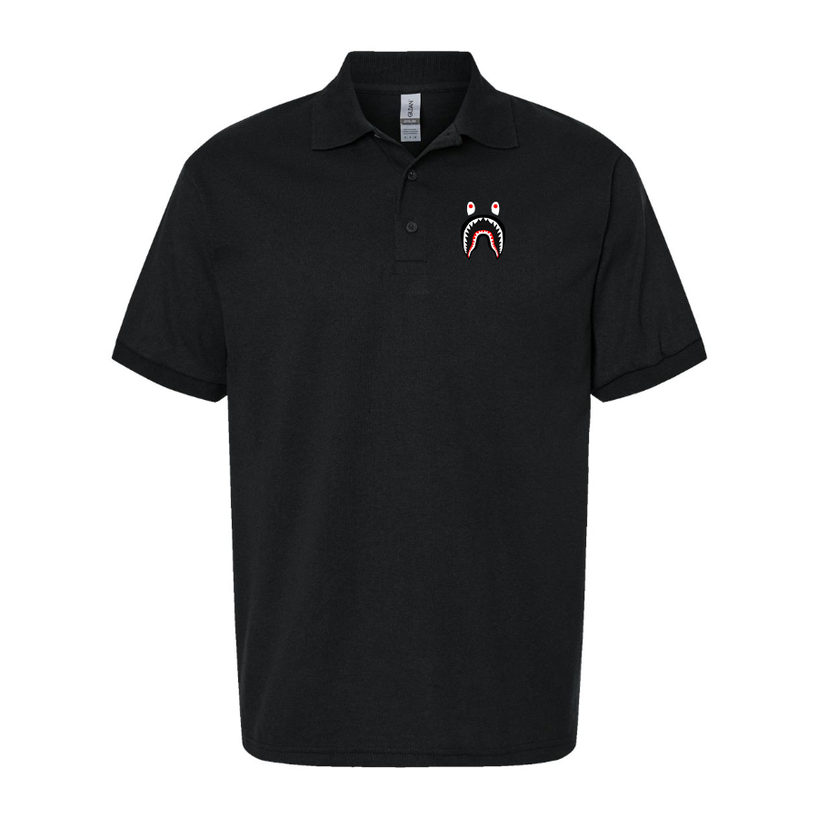 Men's BAPE Shark Logo Dry Blend Polo