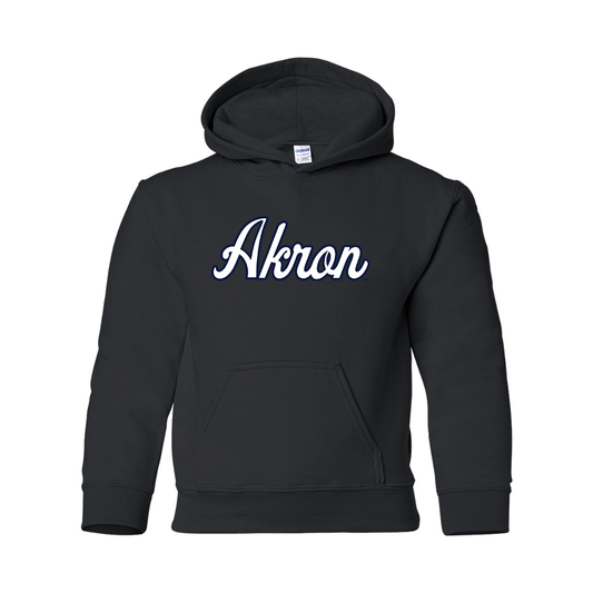 Youth Akron Zips Gildan Heavy Blend  Hooded Sweatshirt