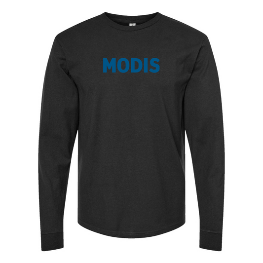 Men's Modis Logo Cotton Long Sleeve T-Shirt