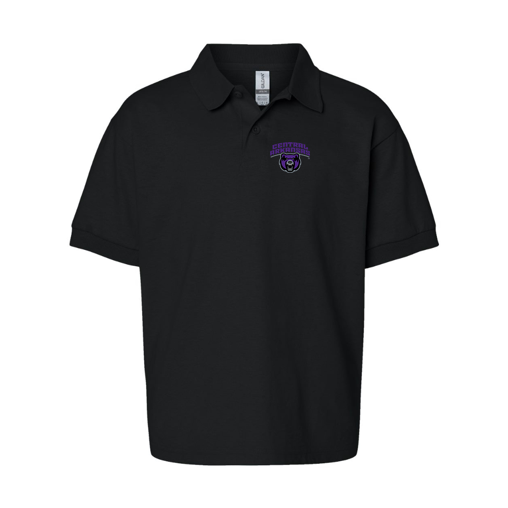 Youth Central Arkansas Bears  Gildan Dry Blend Jersey Polo