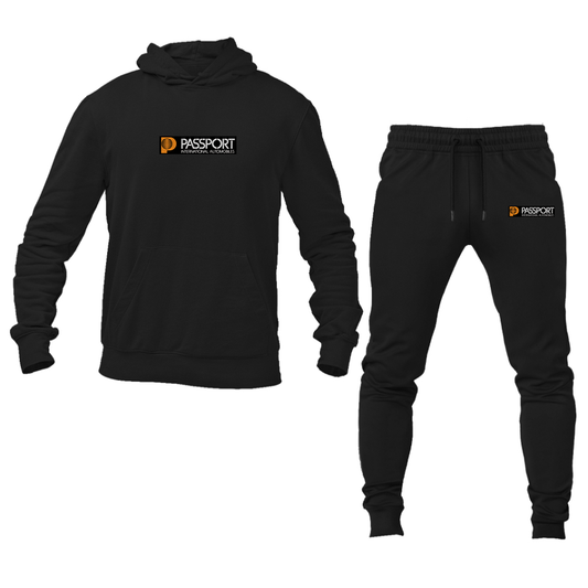 Men's Passport Logo Hoodie Joggers Set