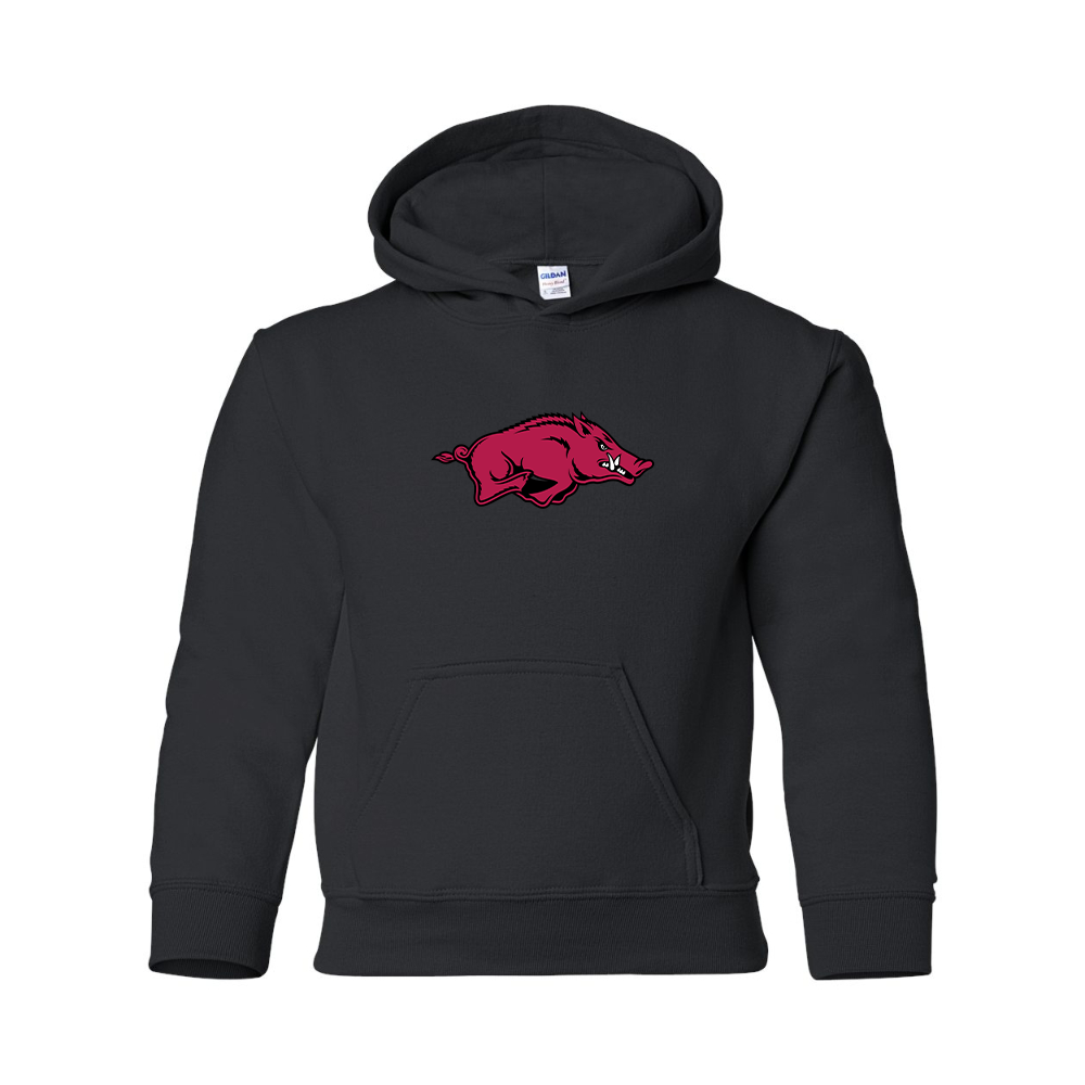 Youth  Arkansas Razorbacks  Gildan Heavy Blend  Hooded Sweatshirt