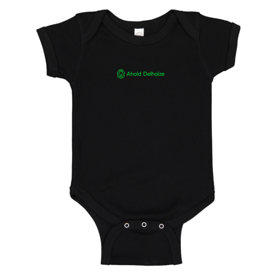 Ahold Delhaize Vertical Logo  Baby Onesie Romper
