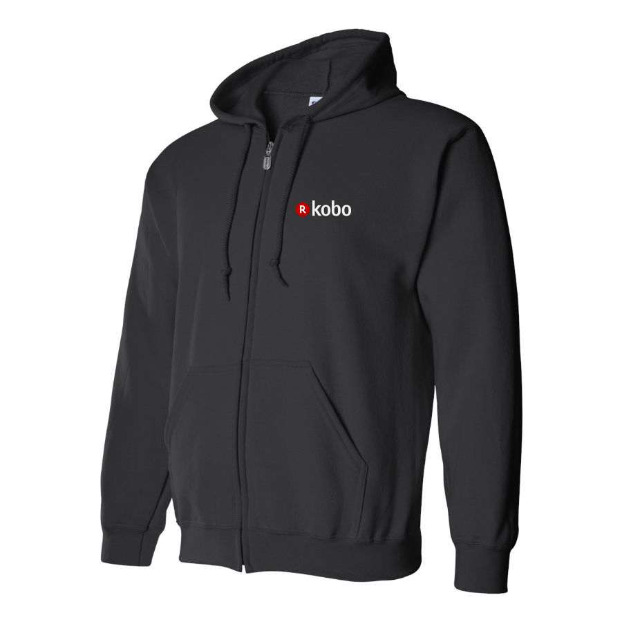 Men's Kobo Logo Zipper Hoodie