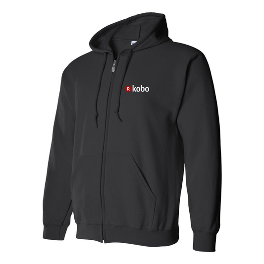 Men's Kobo Logo Zipper Hoodie