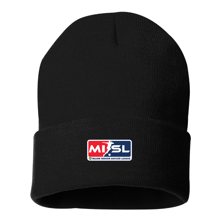 Major Indoor Soccer League Logo Beanie Hat