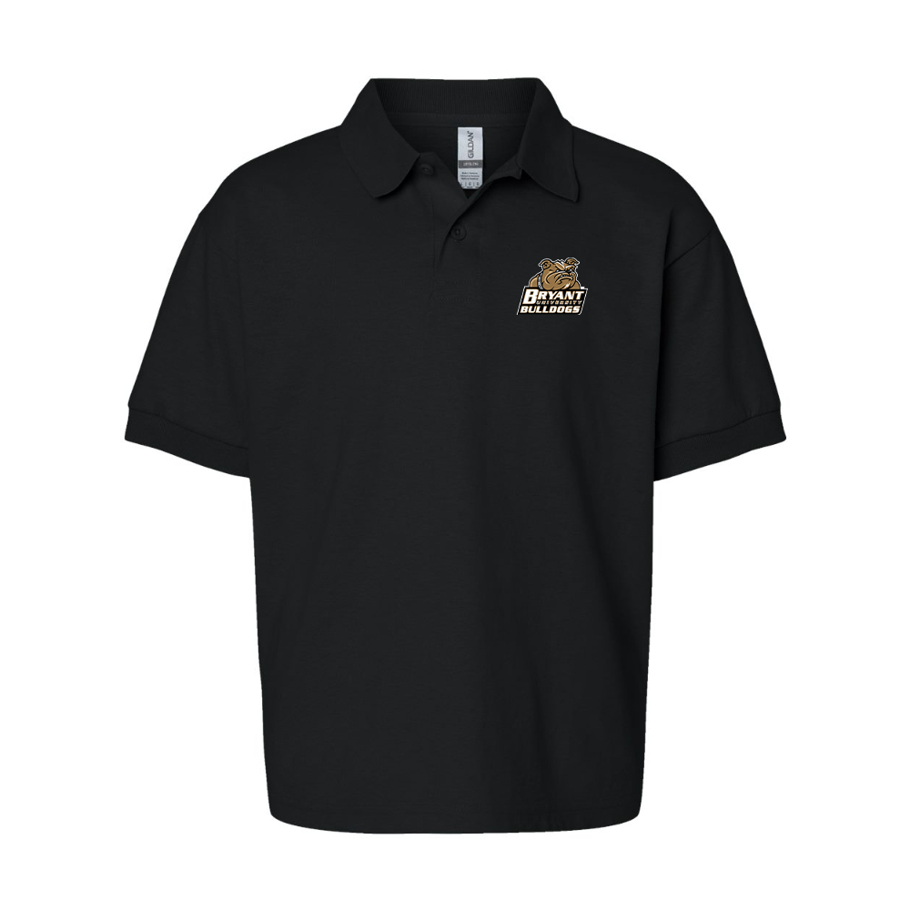 Youth Bryant Bulldogs Gildan Dry Blend Jersey Polo