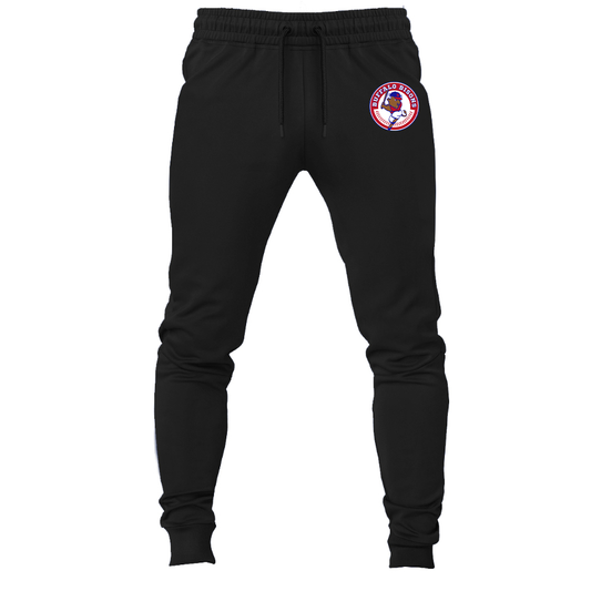 Men's Buffalo Bisons Logo Sweatpants Joggers
