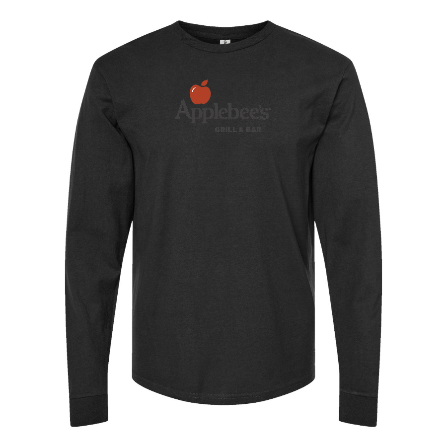 Men's Applebees Logo Cotton Long Sleeve T-Shirt