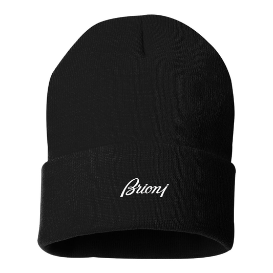 Brioni Logo Beanie Hat