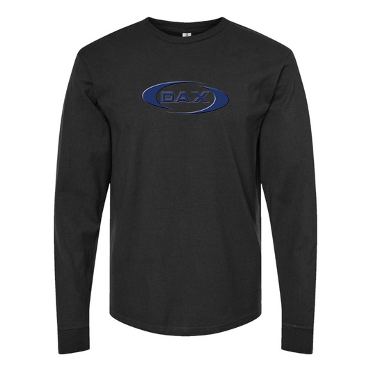 Men's Dax Cars Logo Cotton Long Sleeve T-Shirt