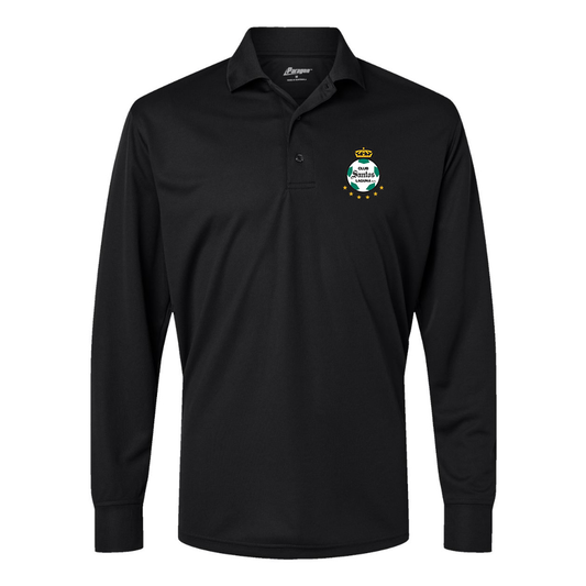 Men's Santos Laguna Soccer Paragon Prescott Long Sleeve Polo