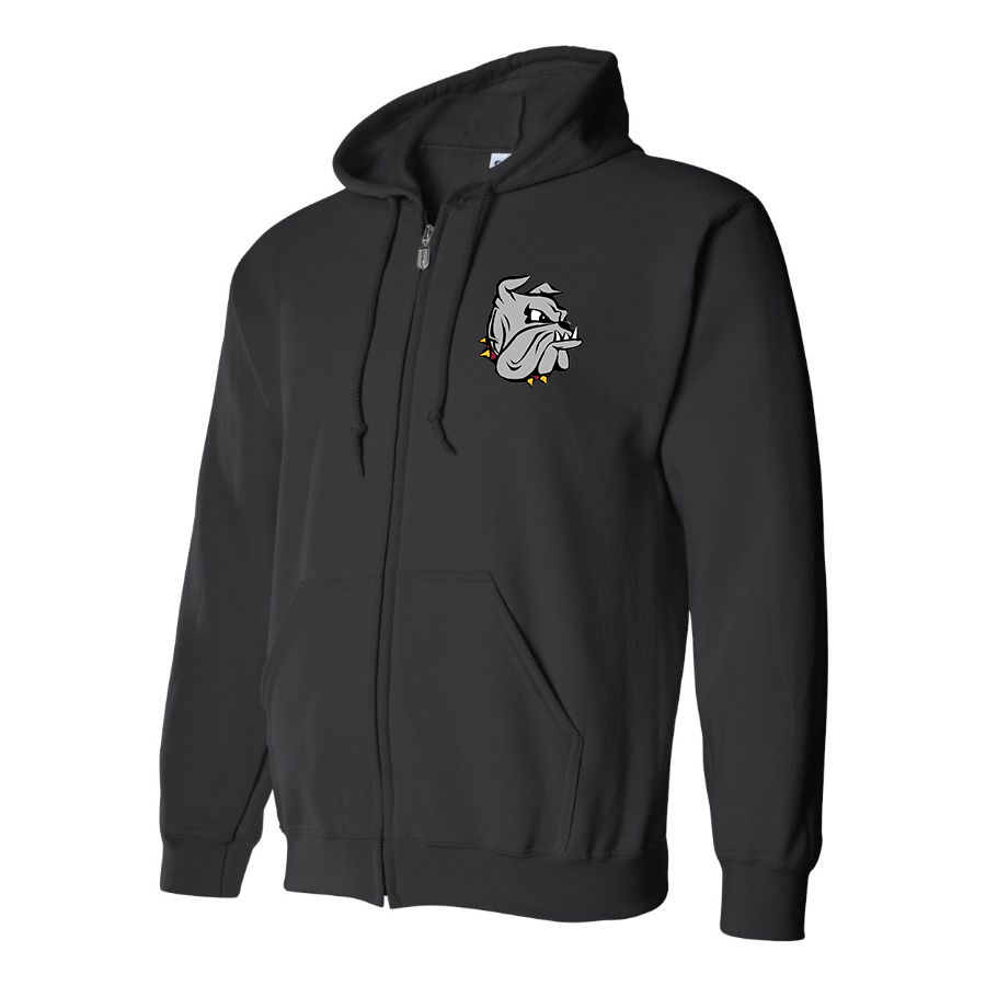 Men's Minnesota Duluth Bulldogs Zipper Hoodie