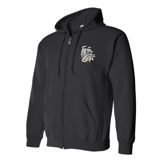Men's Minnesota Duluth Bulldogs Zipper Hoodie
