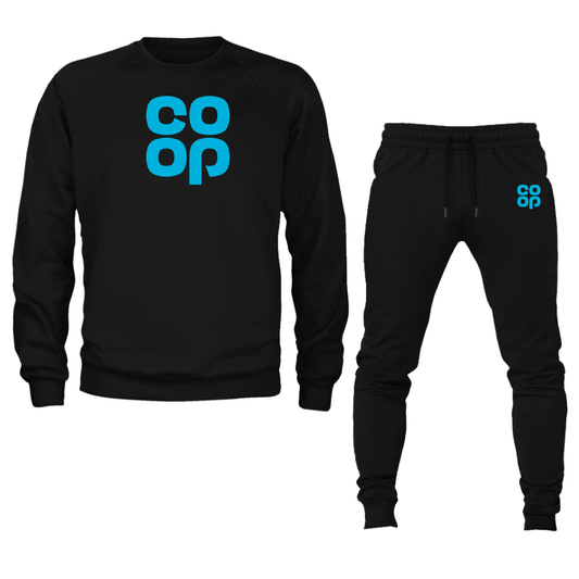 Men's CoOp Crewneck Sweatshirt Joggers Suit