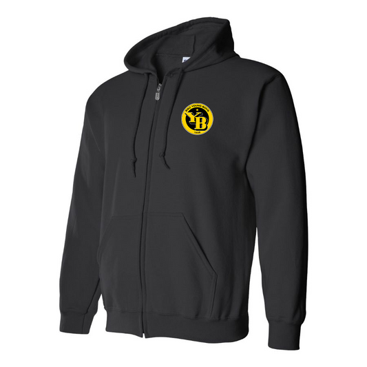 Men's Young Boys Soccer Zipper Hoodie