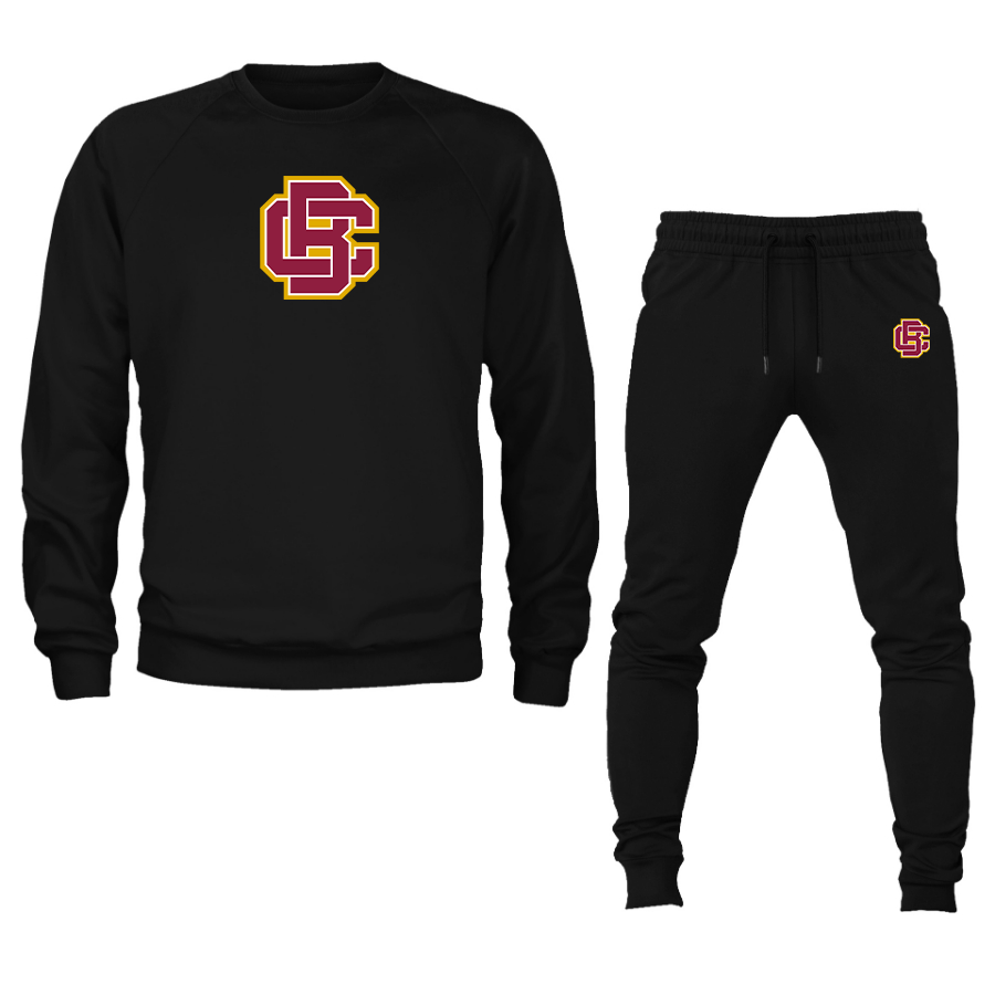 Men's  Bethune Cookman Wildcats Crewneck Sweatshirt Joggers Suit