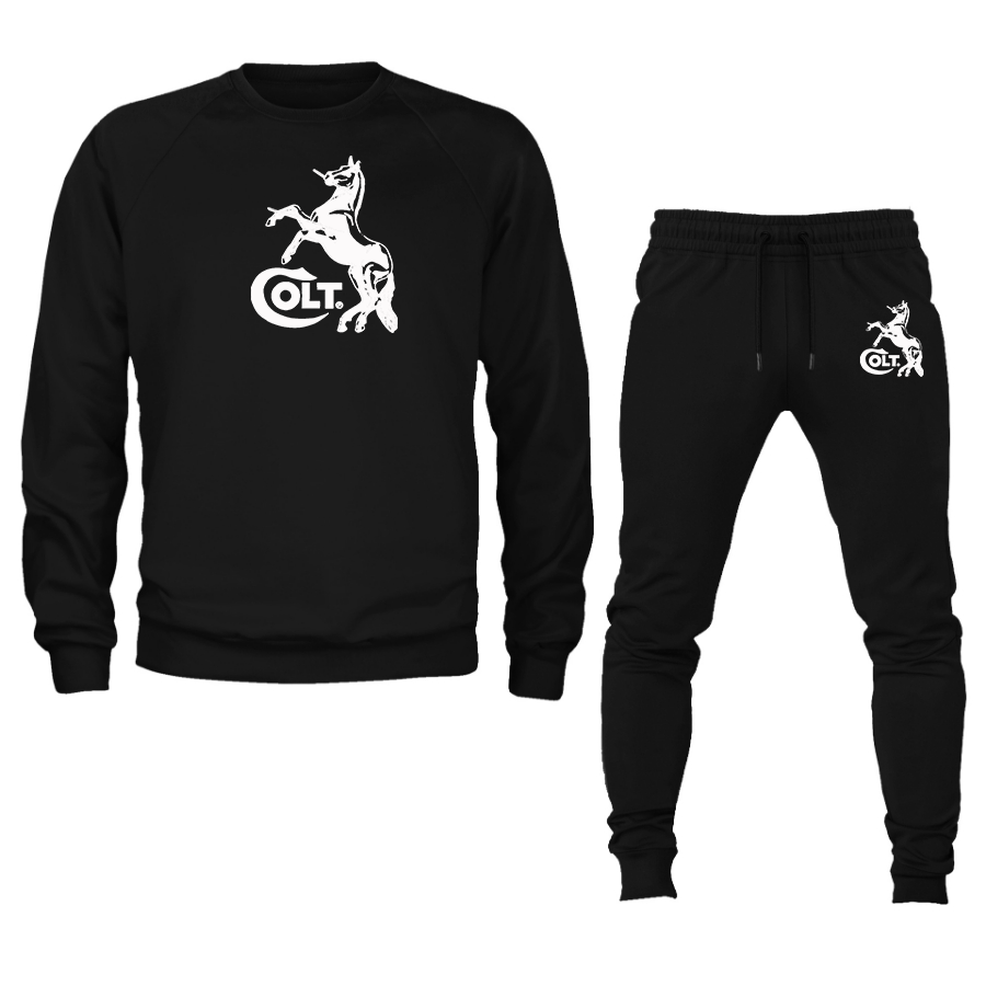 Men's Colt Horse Crewneck Sweatshirt Joggers Suit