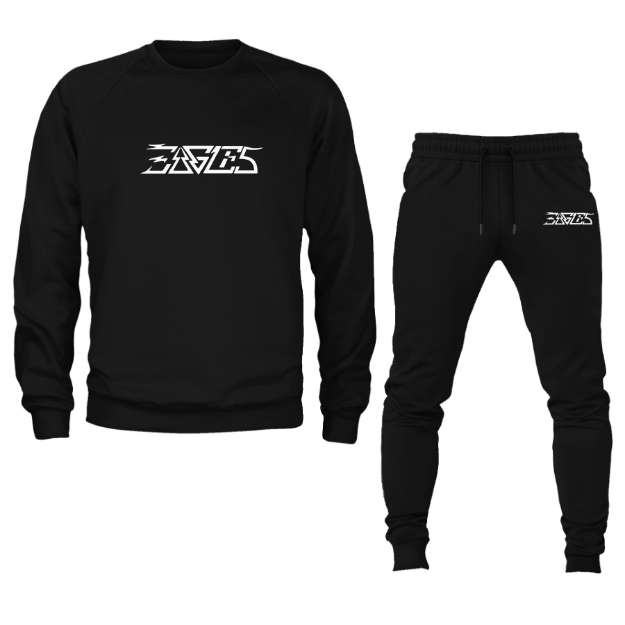 Men's Eagles Crewneck Sweatshirt Joggers Suit
