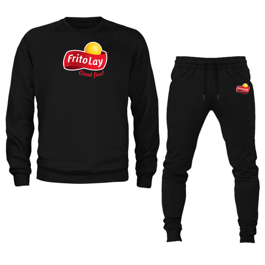 Men's Frito Lay Crewneck Sweatshirt Joggers Suit