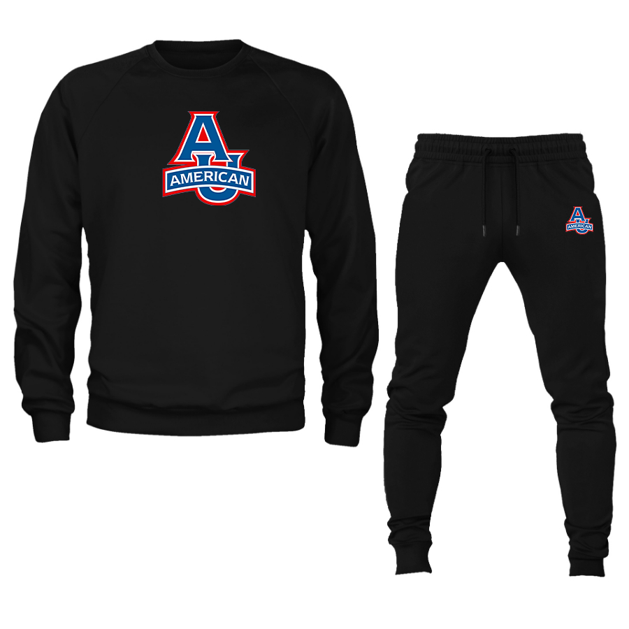 Men's  American Eagles  Crewneck Sweatshirt Joggers Suit