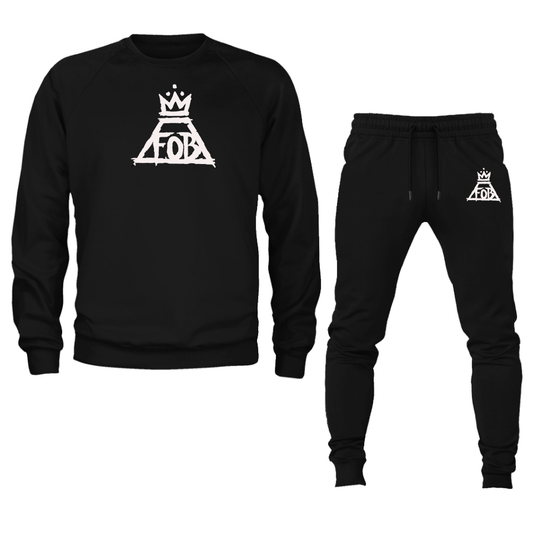 Men's Fall Out Boy  Crewneck Sweatshirt Joggers Suit