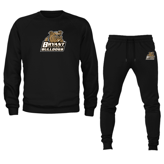 Men's  Bryant Bulldogs  Crewneck Sweatshirt Joggers Suit
