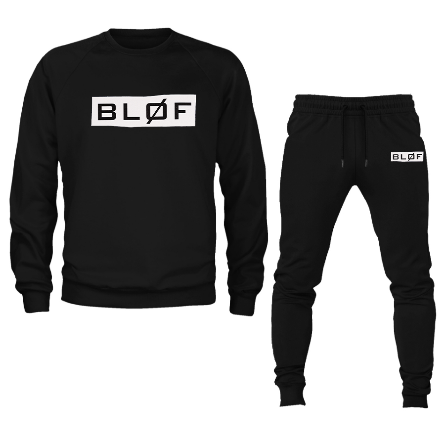 Men's  BLØF Crewneck Sweatshirt Joggers Suit